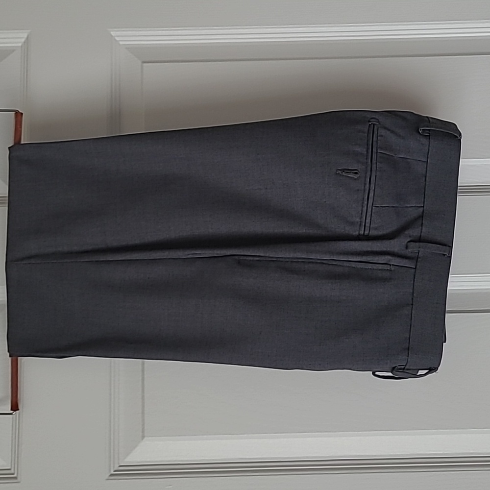 Calvin Klein Men's Slim Fit Gray Dress Pants